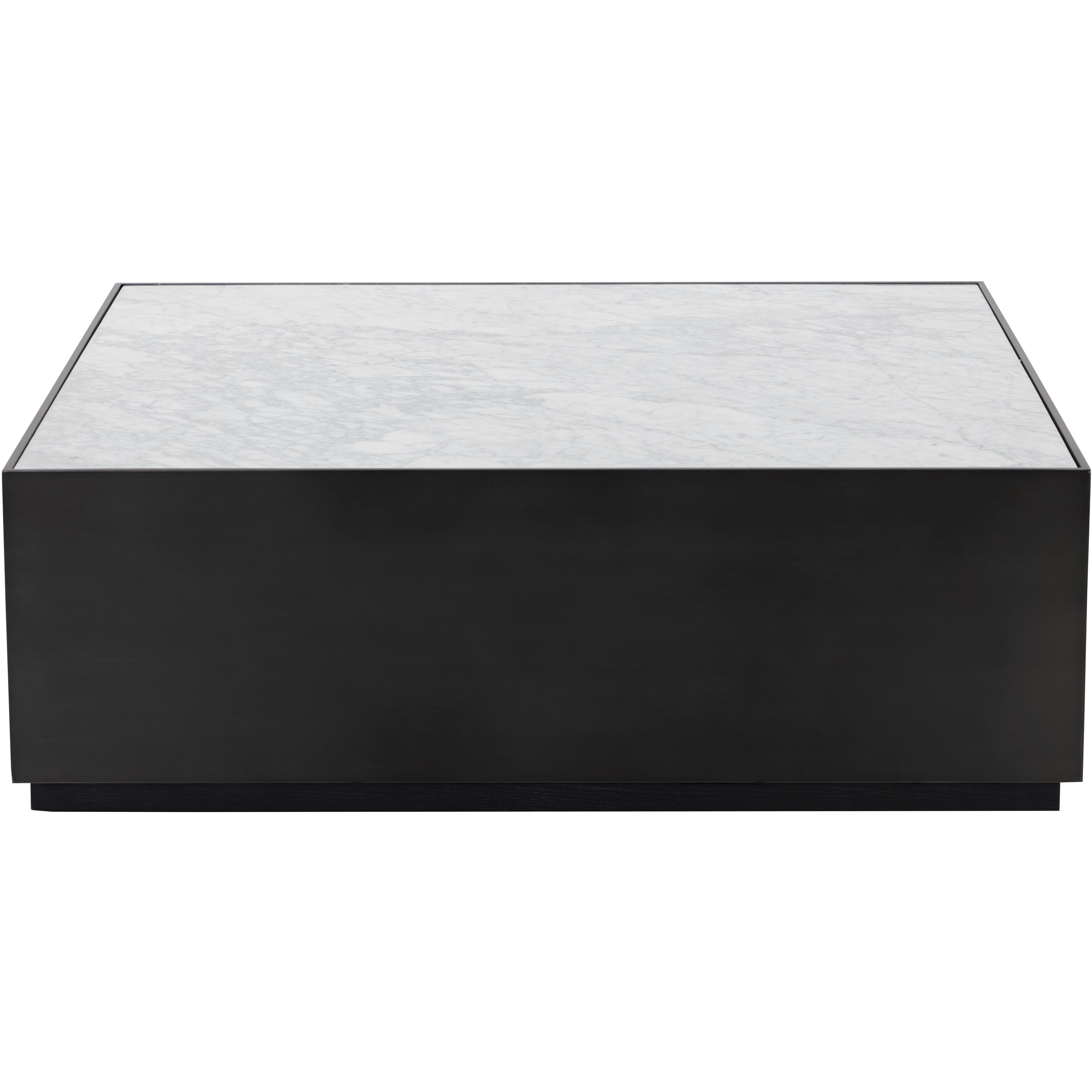 Selah 47.25 X 47.25 inch White / Black Coffee Table